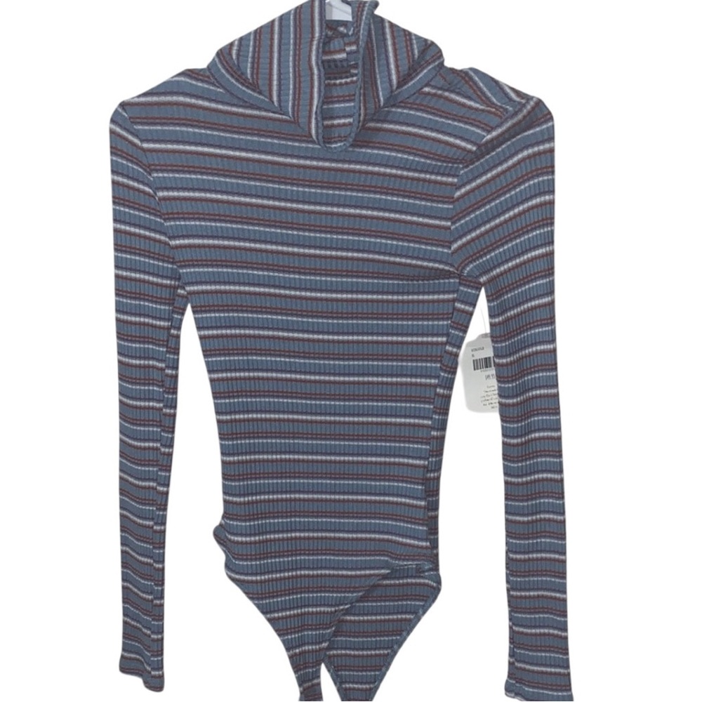 Altard State Striped Long-Sleeve Bodysuit